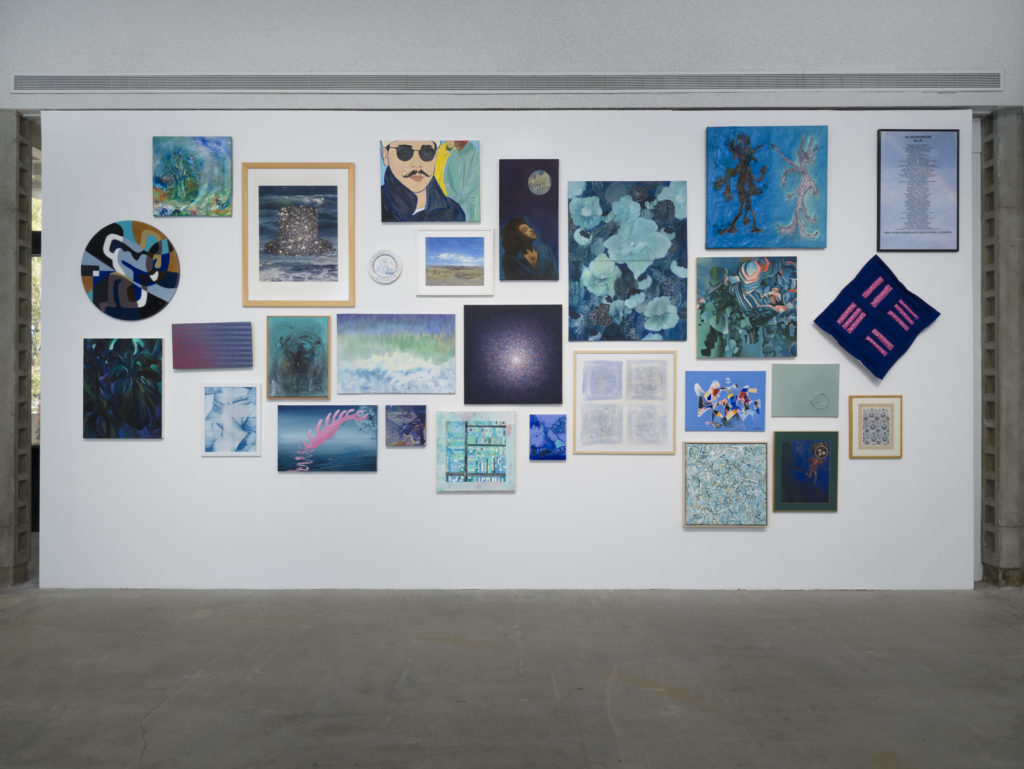 Installation view of Open Call: Apophenia at the Los Angeles Municipal Art Gallery, 2023. Image courtesy of the Los Angeles Municipal Art Gallery. Photo credit: Jeff McLane.