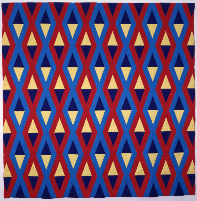 Jim Isermann, Untitled (0193), 1993, 
Handsewn acrylic fabric, 
76 x 76 inches