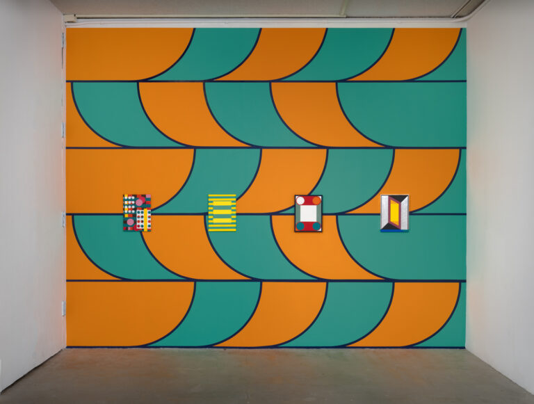 Caption: Installation view of Step & Repeat Courtesy of Los Angeles Municipal Art Gallery at Barnsdall Park Photo credit: Robert Wedemeyer