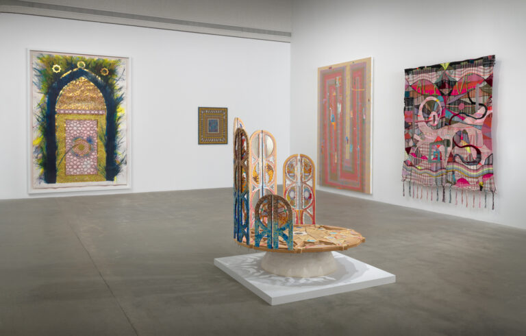 Caption: Installation view of Step & Repeat Courtesy of Los Angeles Municipal Art Gallery at Barnsdall Park Photo credit: Robert Wedemeyer