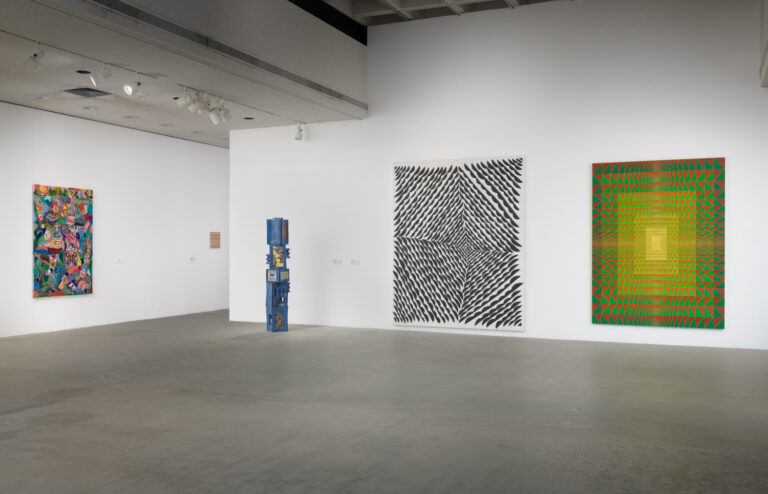 Caption: Installation view of Step & Repeat Courtesy of Los Angeles Municipal Art Gallery at Barnsdall Park Photo credit: Robert Wedemeyer
