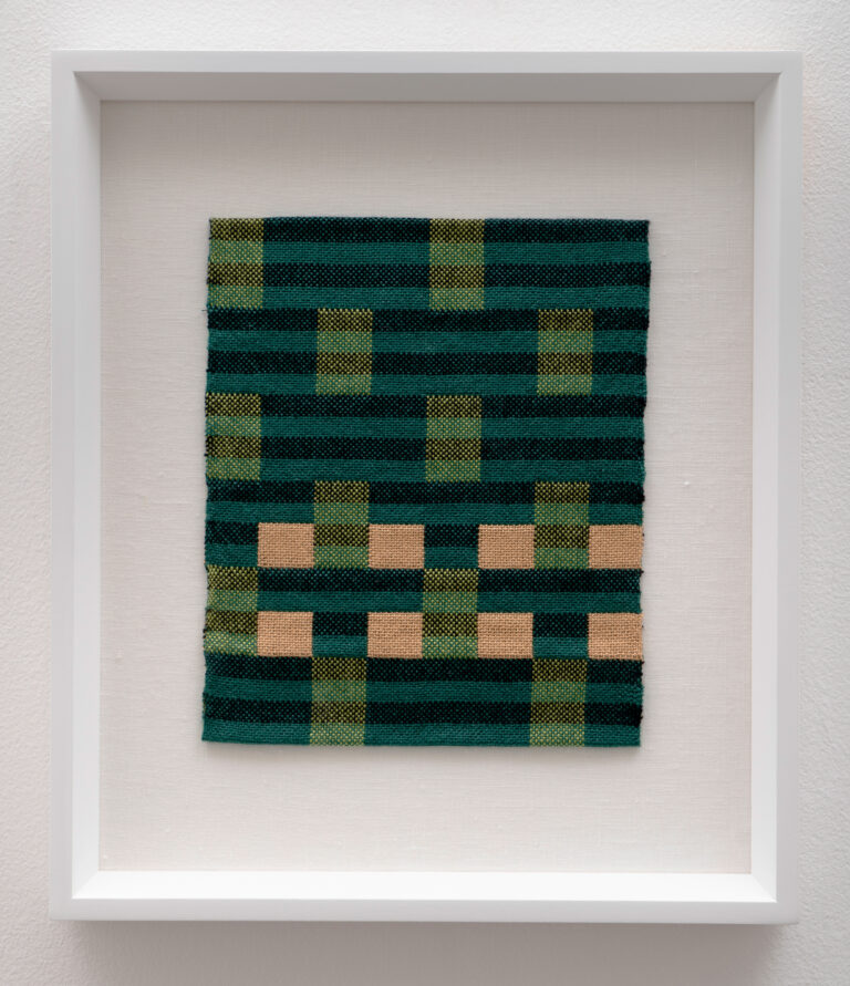 Ahree Lee, Motherboard Study A2, 2021, handwoven tensile doublewear, 10 x 7 inches