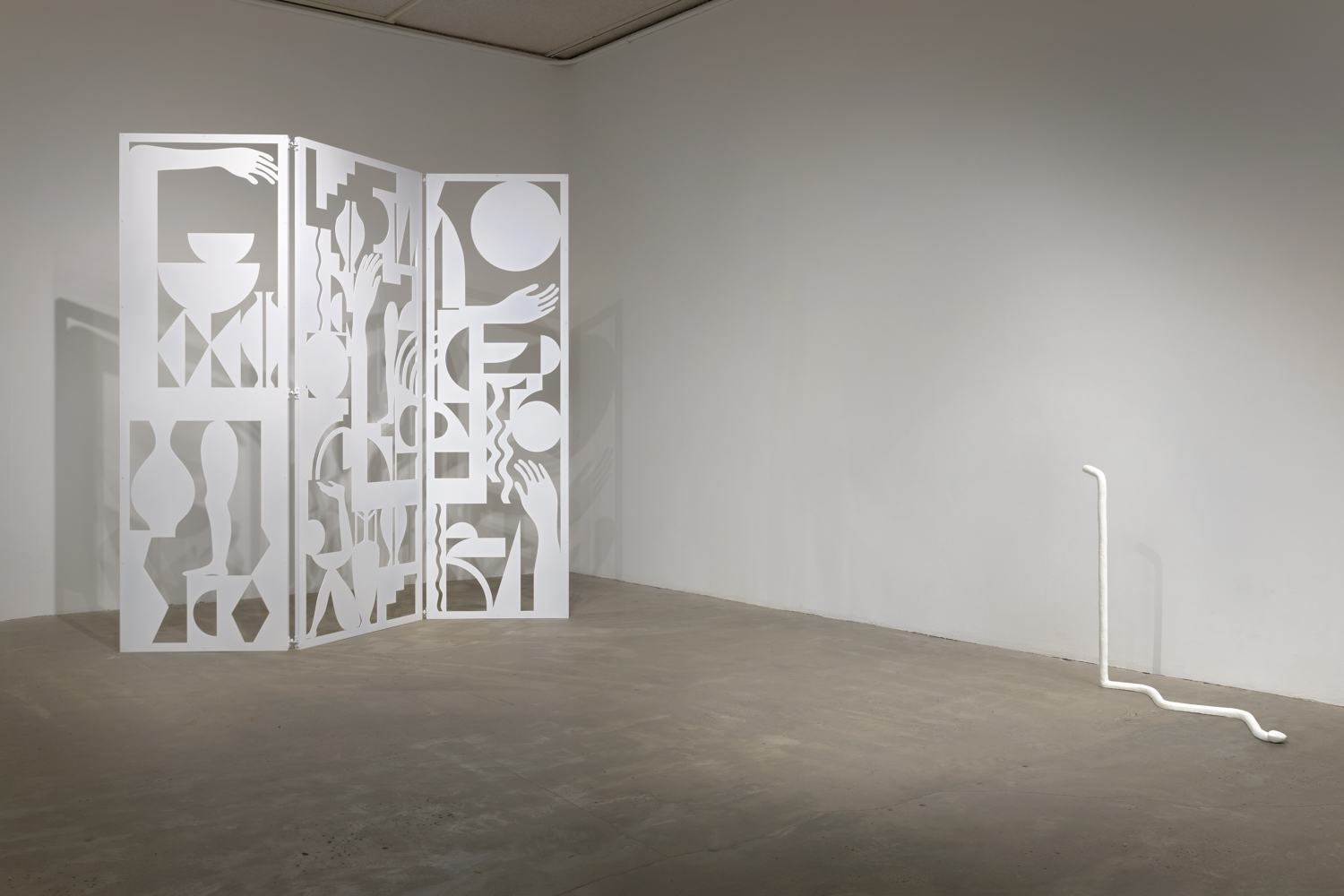 Installation view of Heavy Metal, Courtesy of the Los Angeles Municipal Art Gallery, photo by Robert Wedemeyer