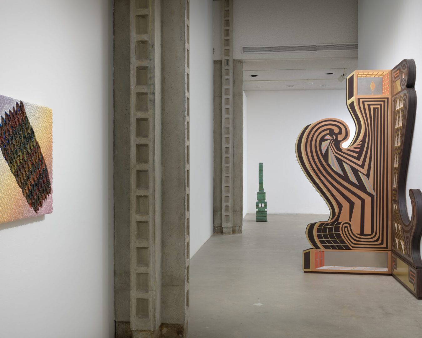 Installation view of Step and Repeat, 2025.